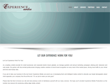 Tablet Screenshot of experiencemediaonline.com
